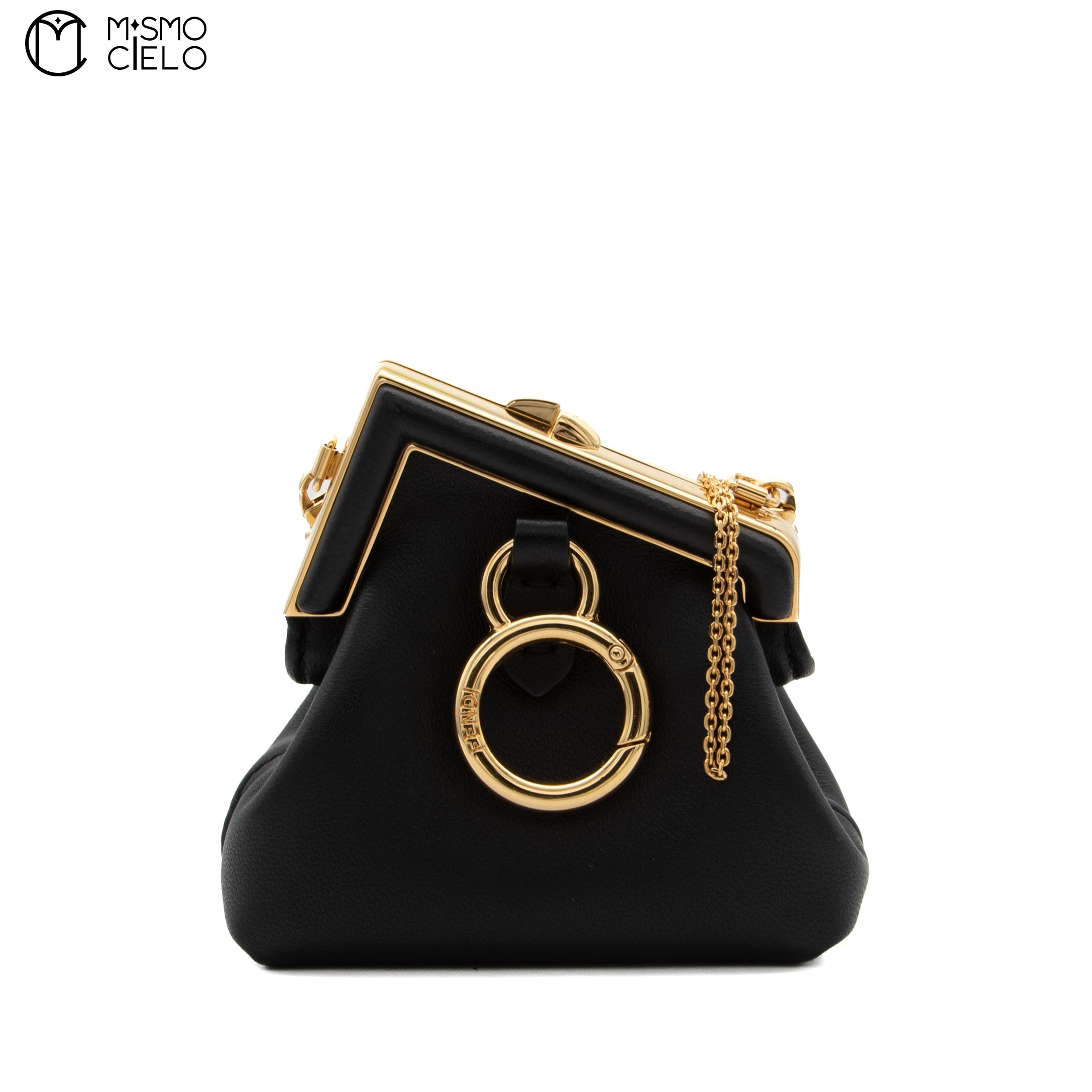 First Charm Nano Bag Black