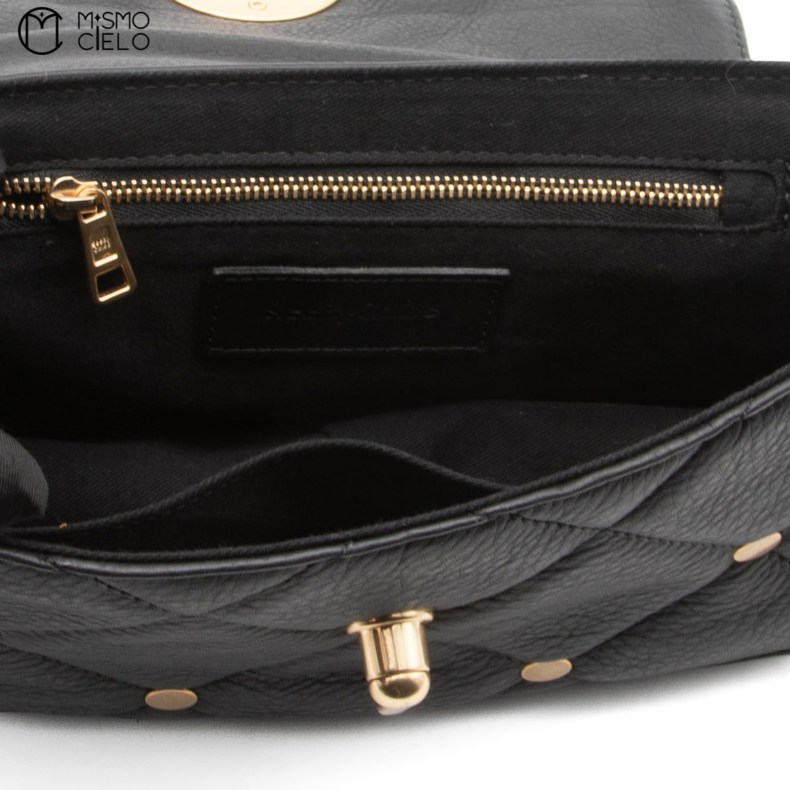 Black Suede See by Chloe Shoulder Bag