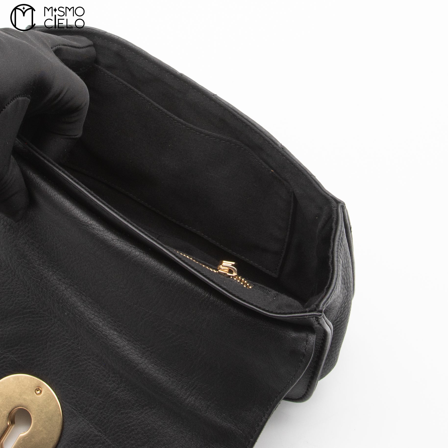 Black Suede See by Chloe Shoulder Bag