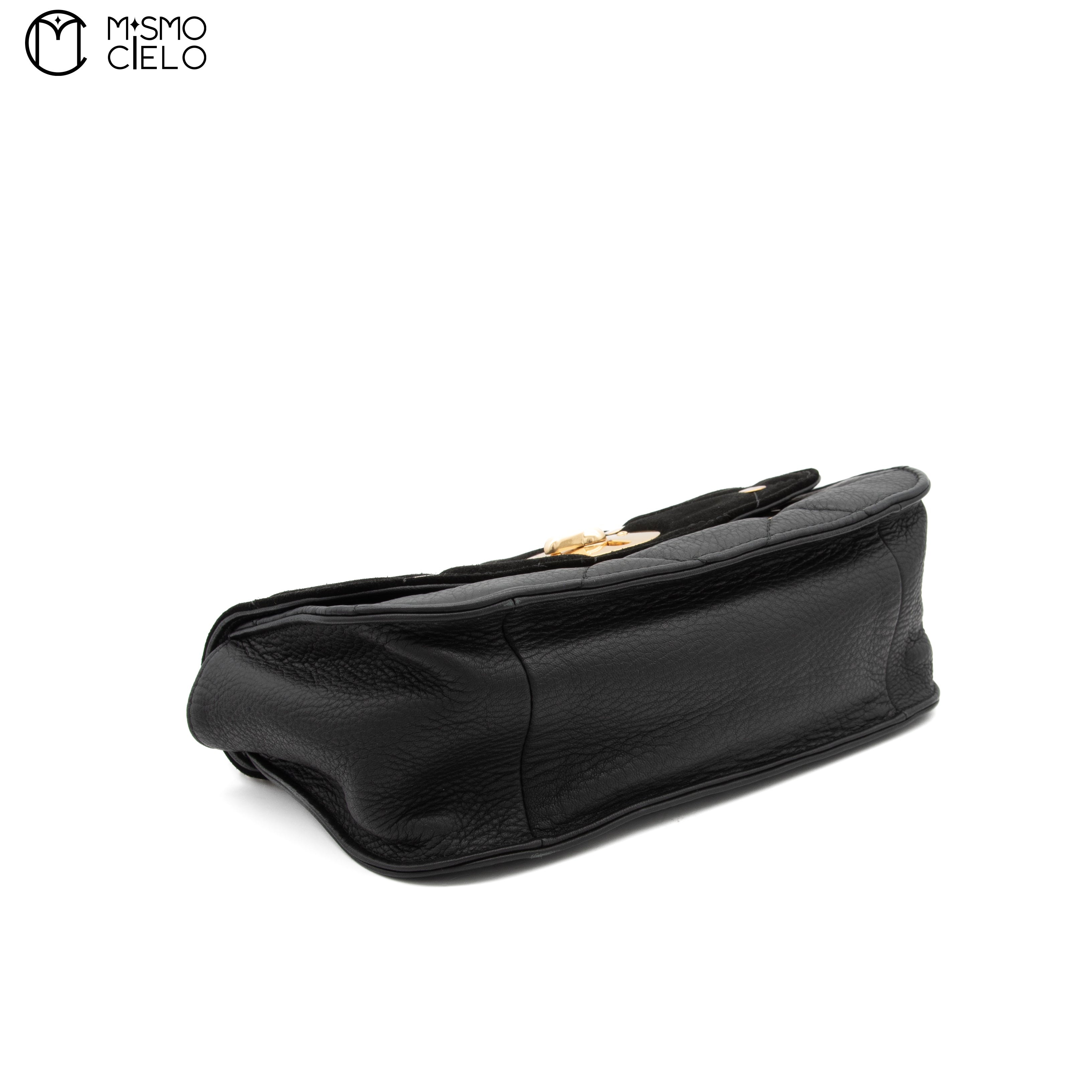 Black Suede See by Chloe Shoulder Bag