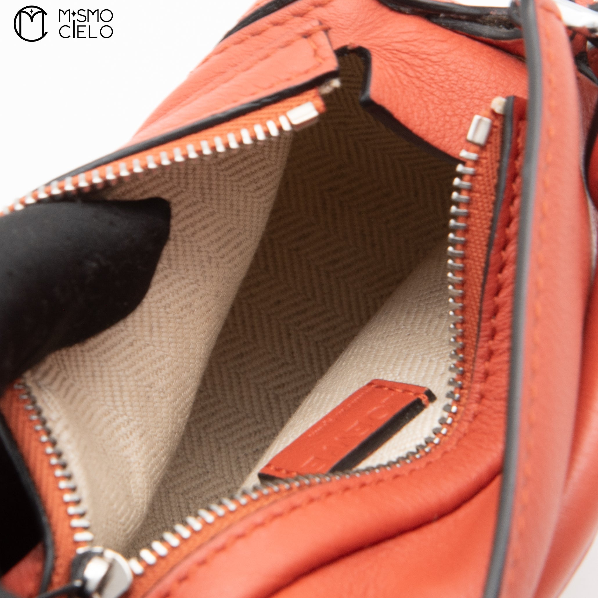 LOEWE Orange Nano Puzzle Shoulder Bag