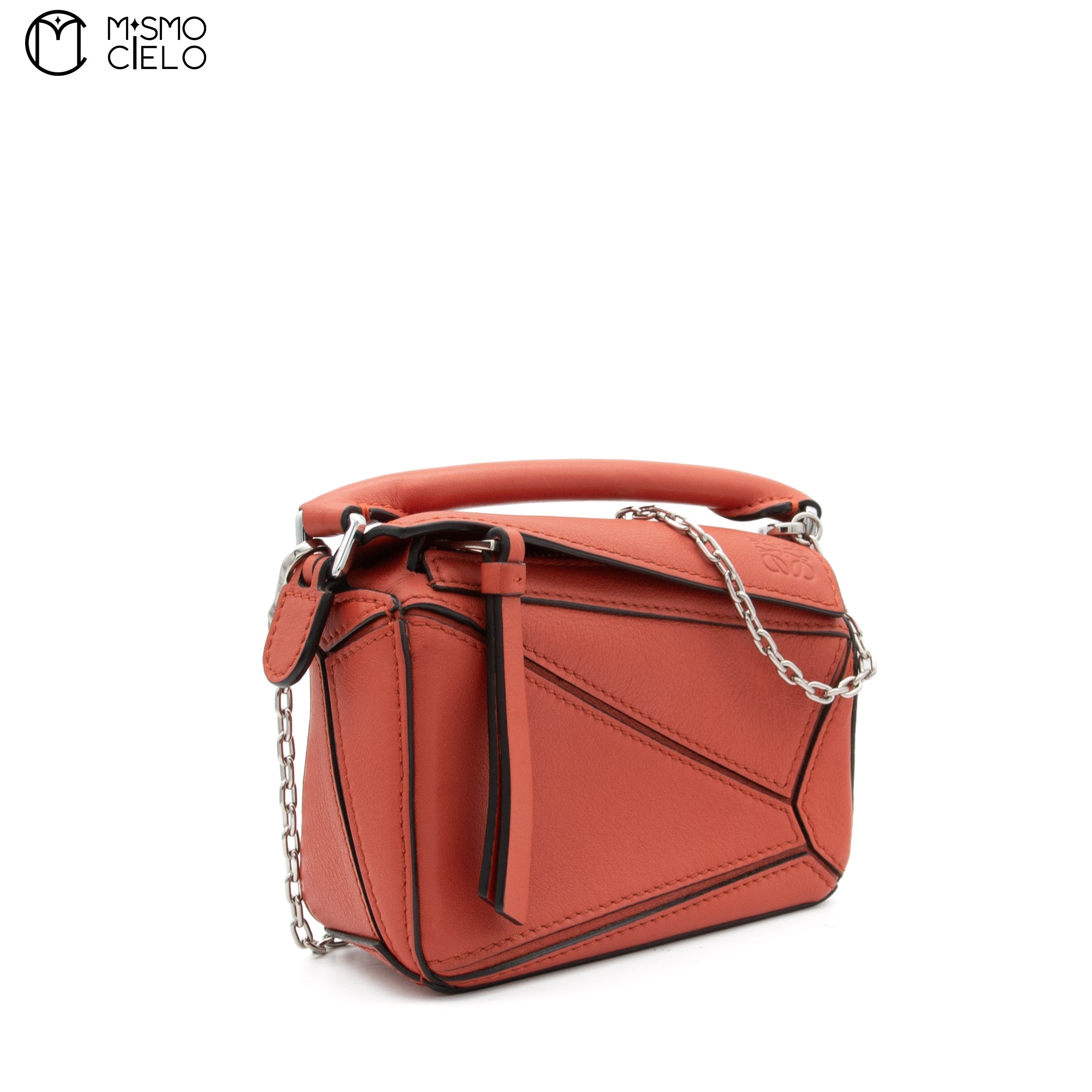 LOEWE Orange Nano Puzzle Shoulder Bag