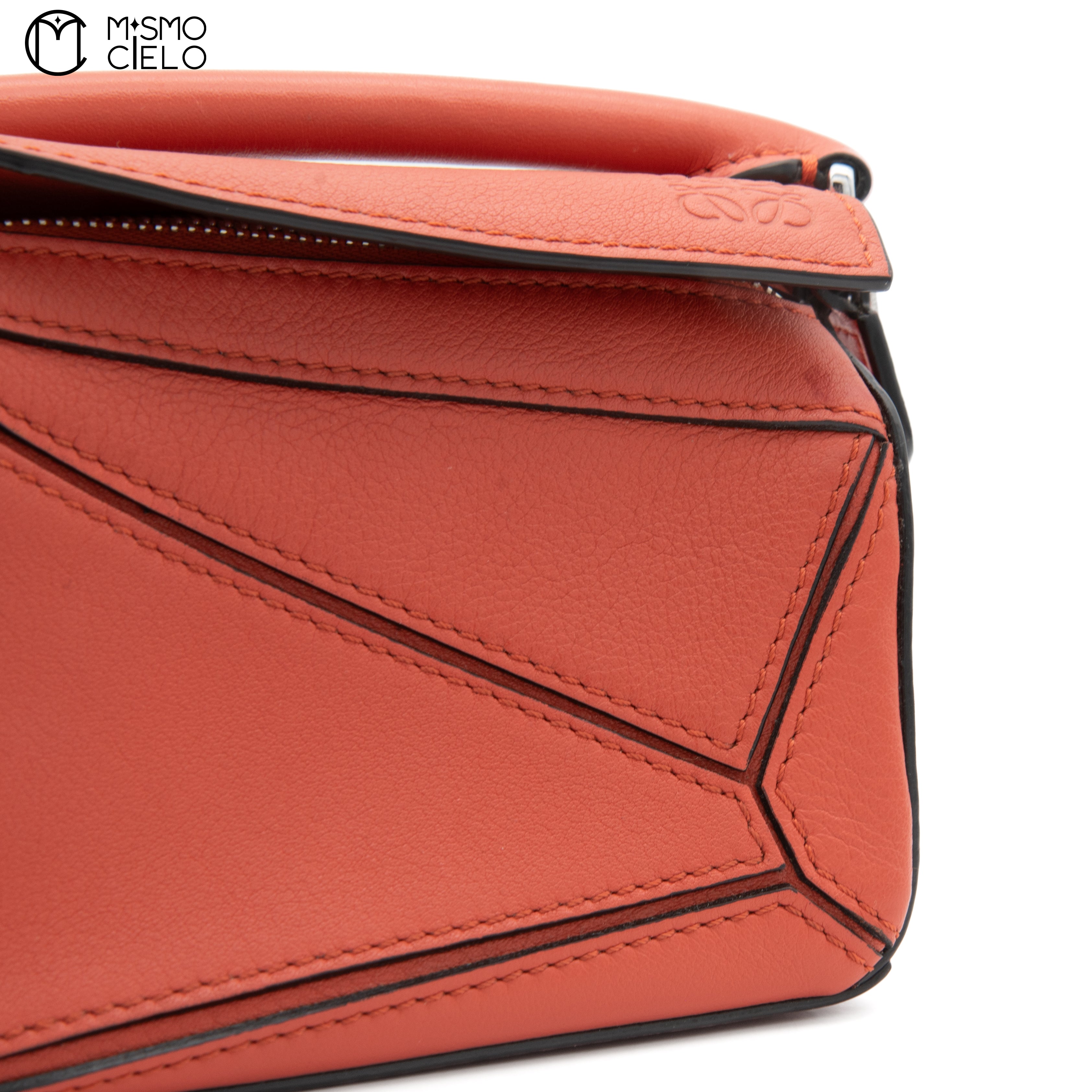 LOEWE Orange Nano Puzzle Shoulder Bag