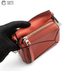 LOEWE Orange Nano Puzzle Shoulder Bag