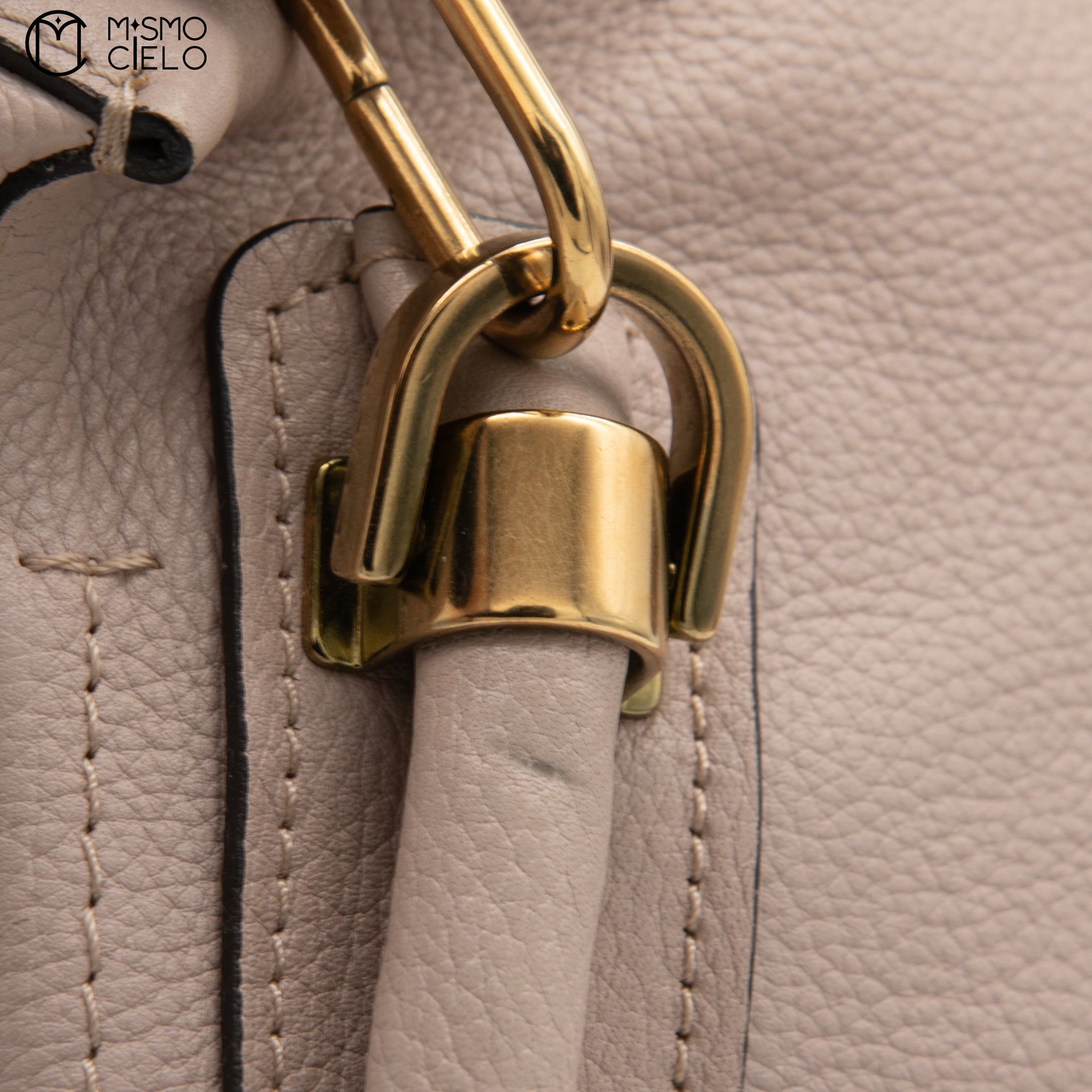 CHLOE Beige Paraty Bag