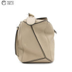 Khaki Medium Puzzle Shoulder Bag