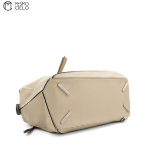 Khaki Medium Puzzle Shoulder Bag