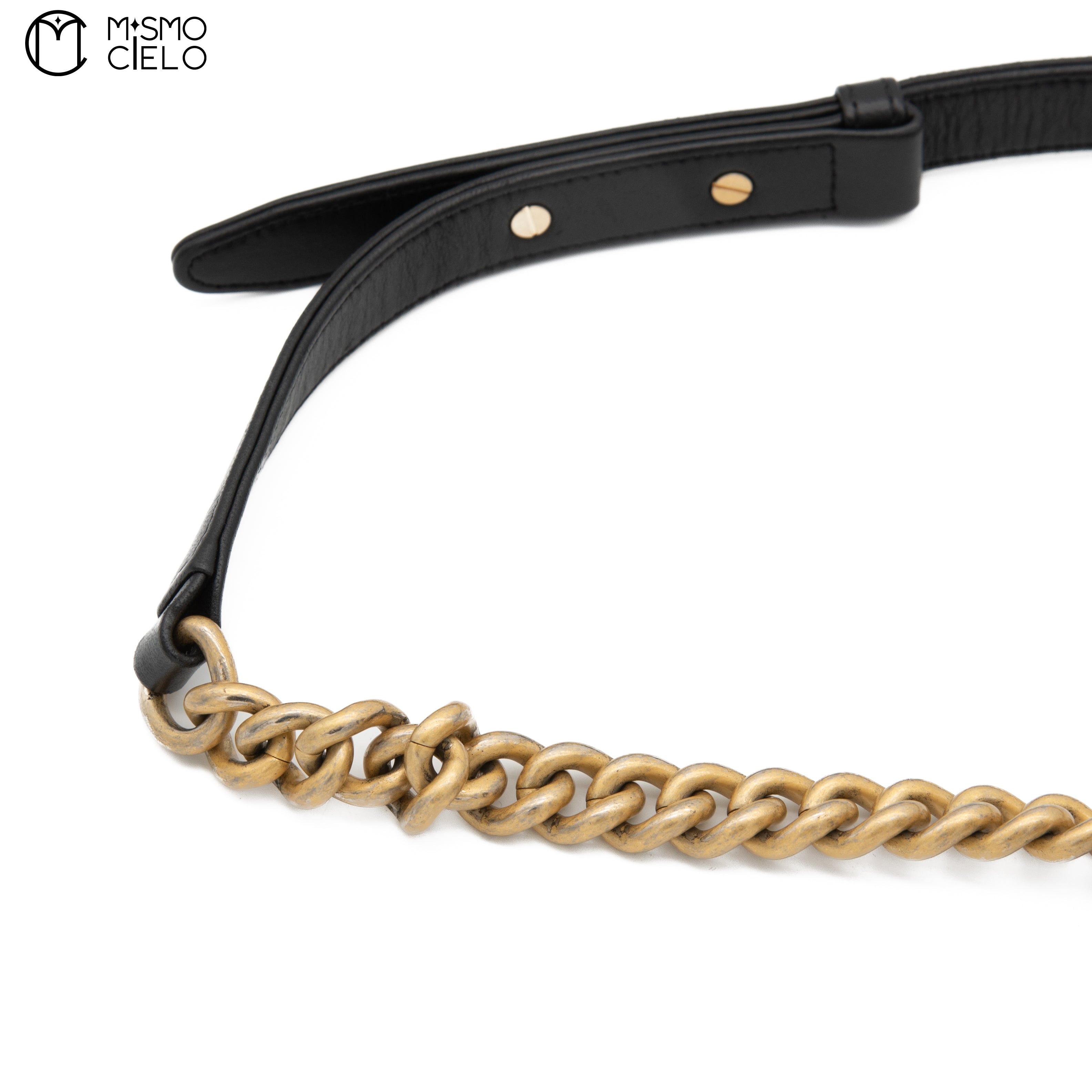 Calfskin and Lizard Black Boy Bag