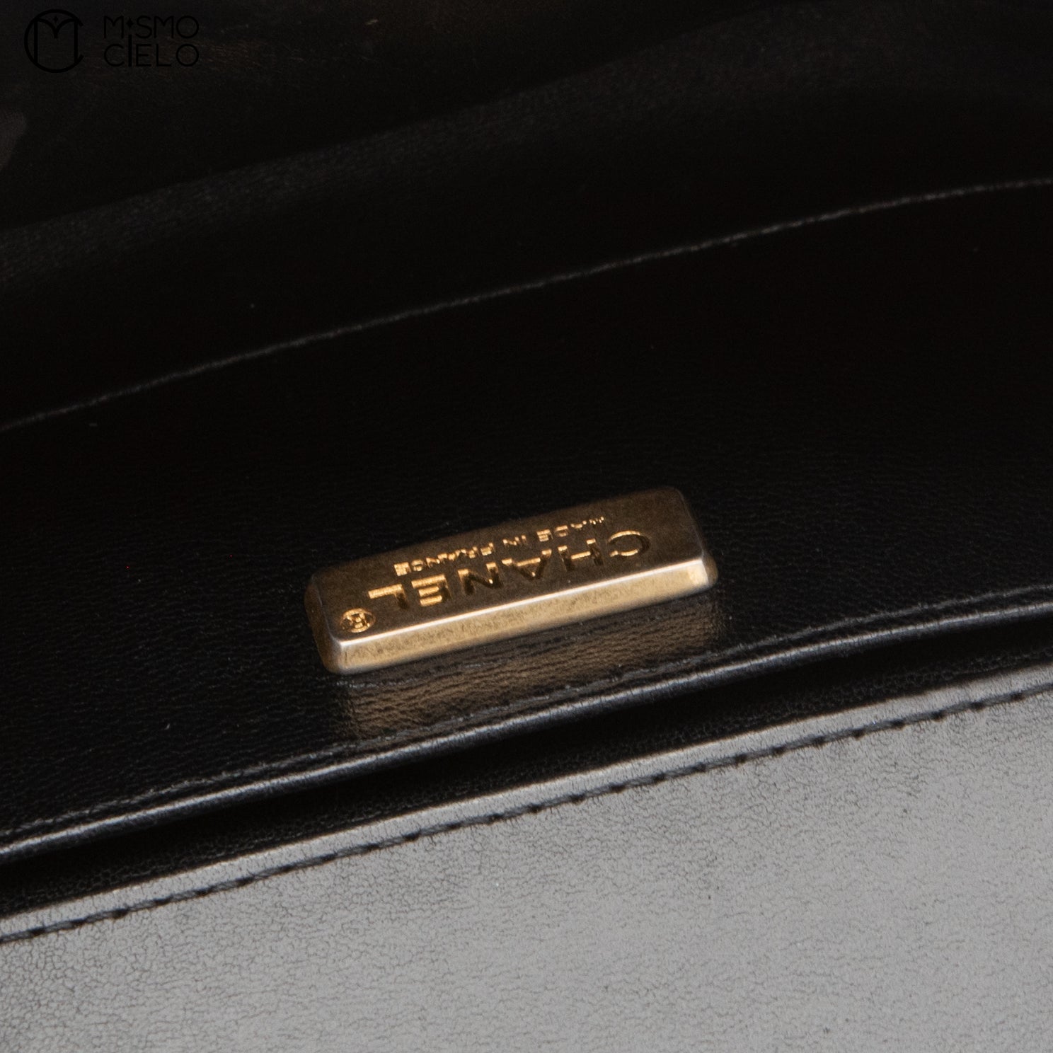 Calfskin and Lizard Black Boy Bag