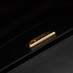 Calfskin and Lizard Black Boy Bag