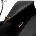 Calfskin and Lizard Black Boy Bag