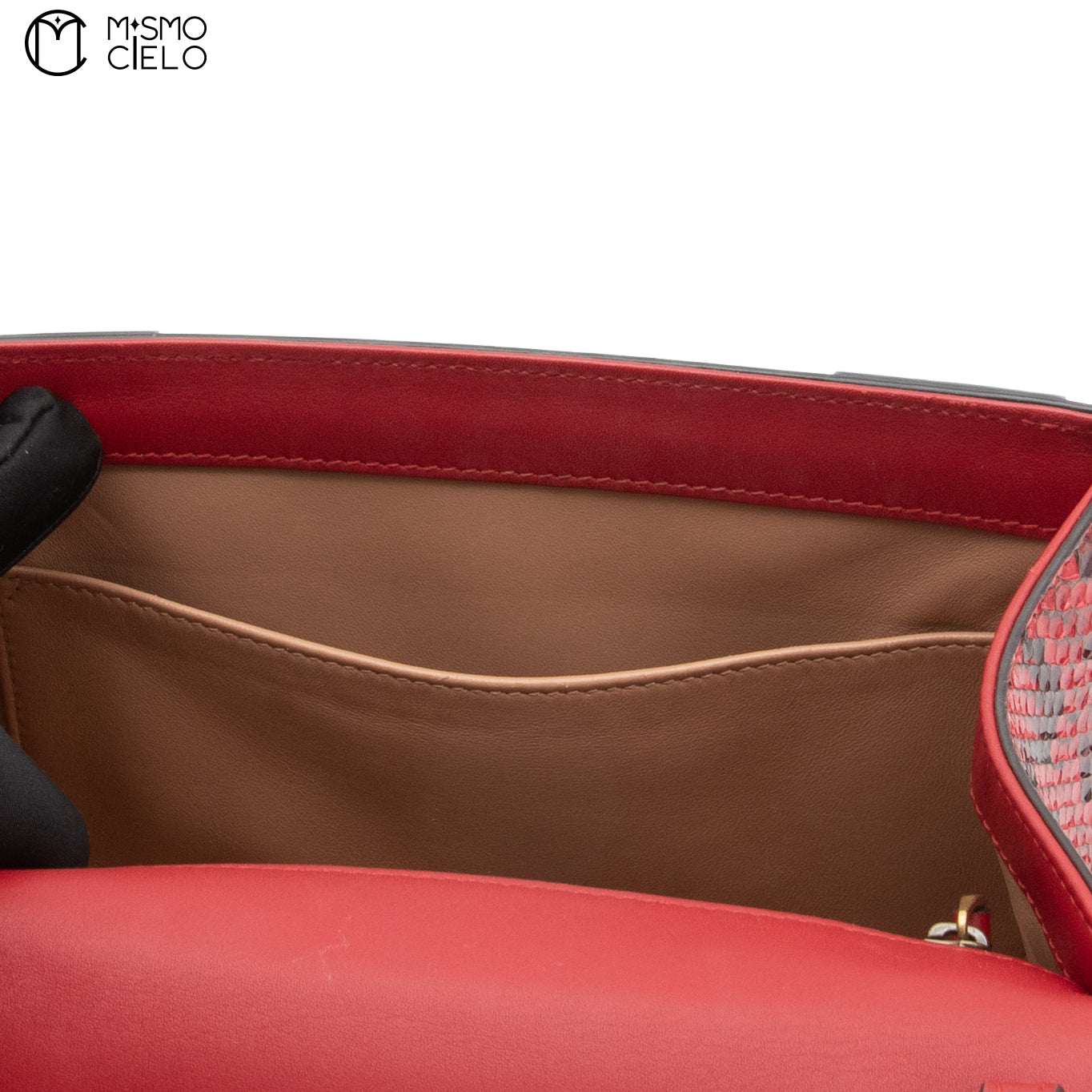 GUCCI Red Python Osiride Shoulder bag