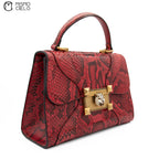 GUCCI Red Python Osiride Shoulder bag