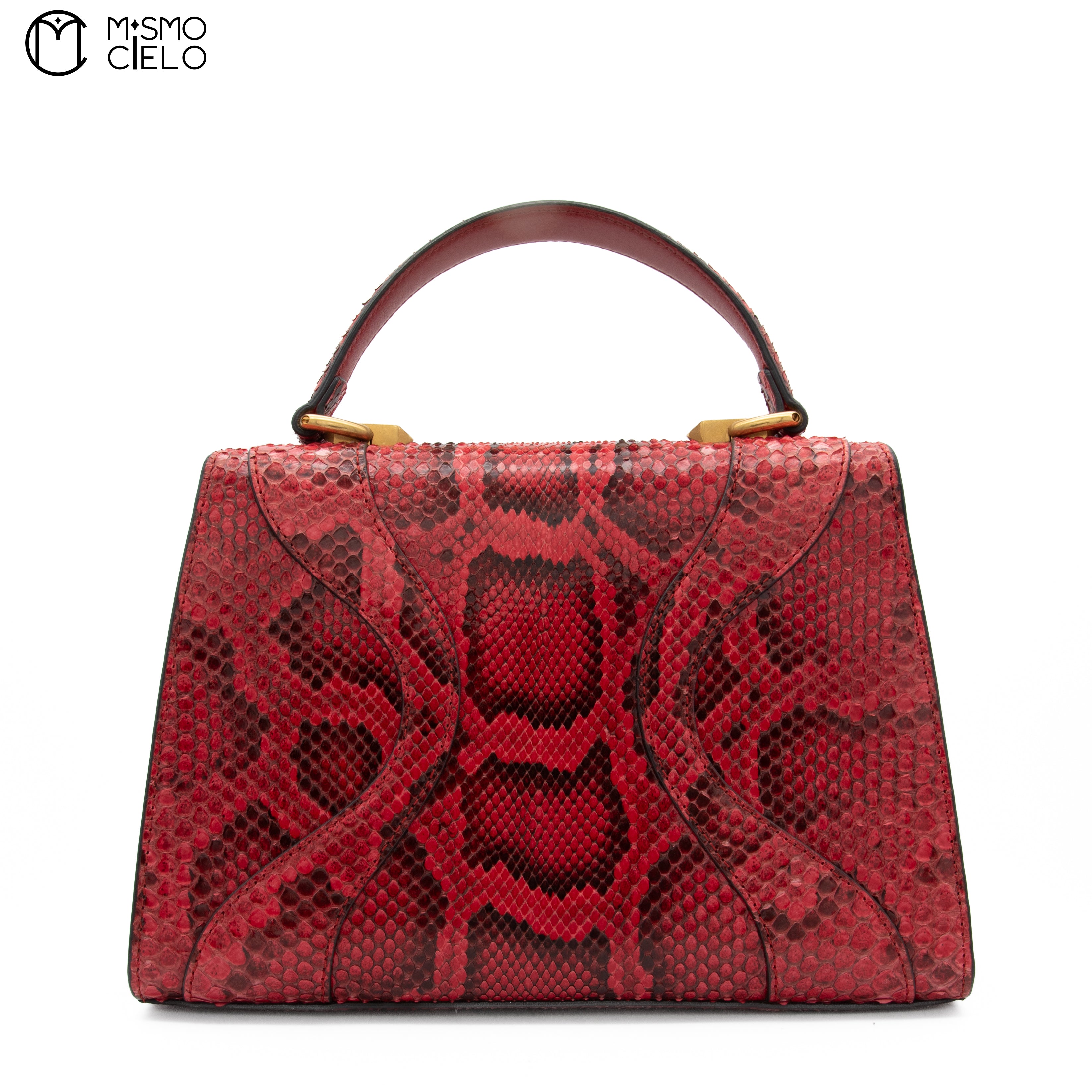 GUCCI Red Python Osiride Shoulder bag