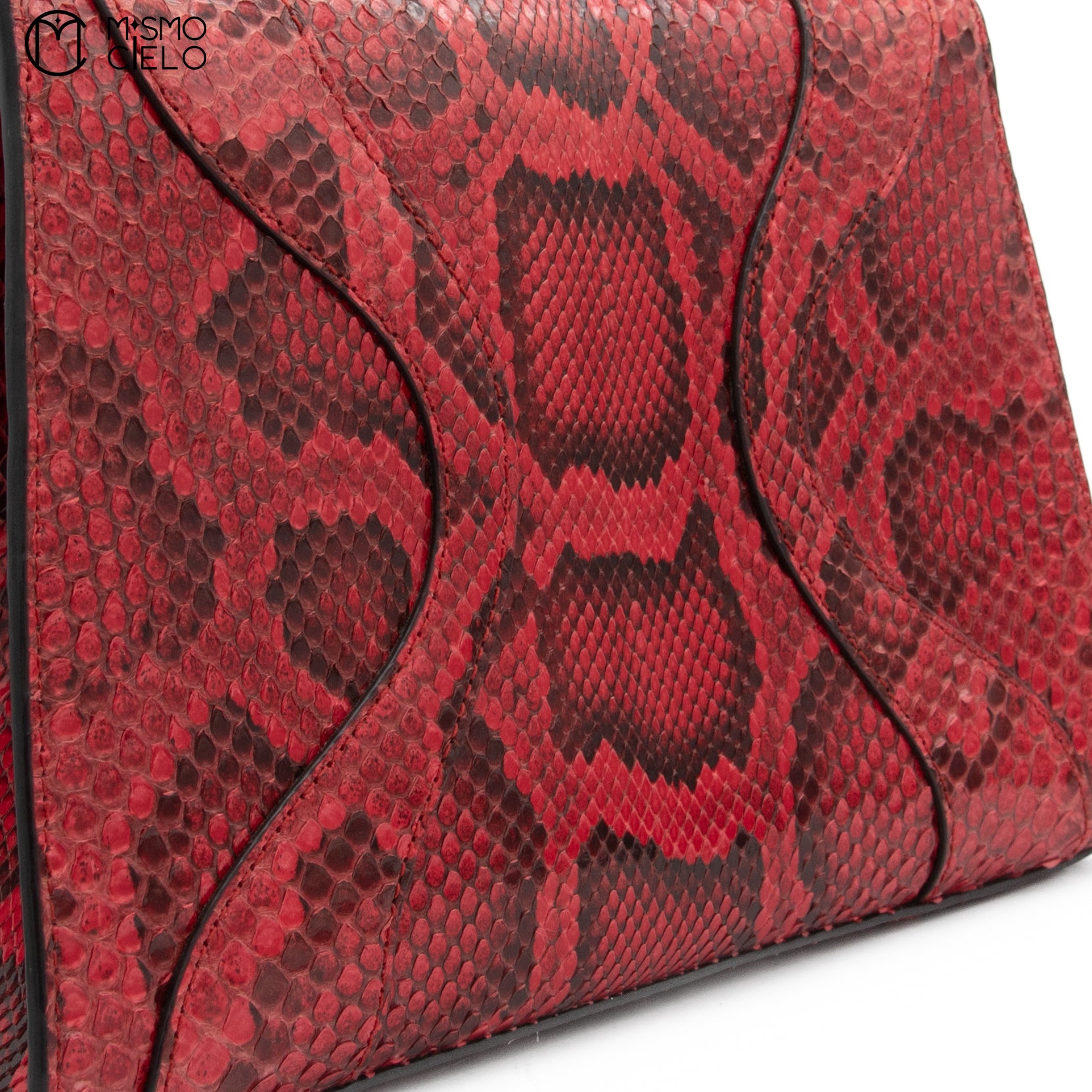 GUCCI Red Python Osiride Shoulder bag