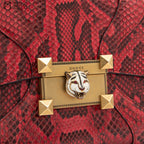 GUCCI Red Python Osiride Shoulder bag