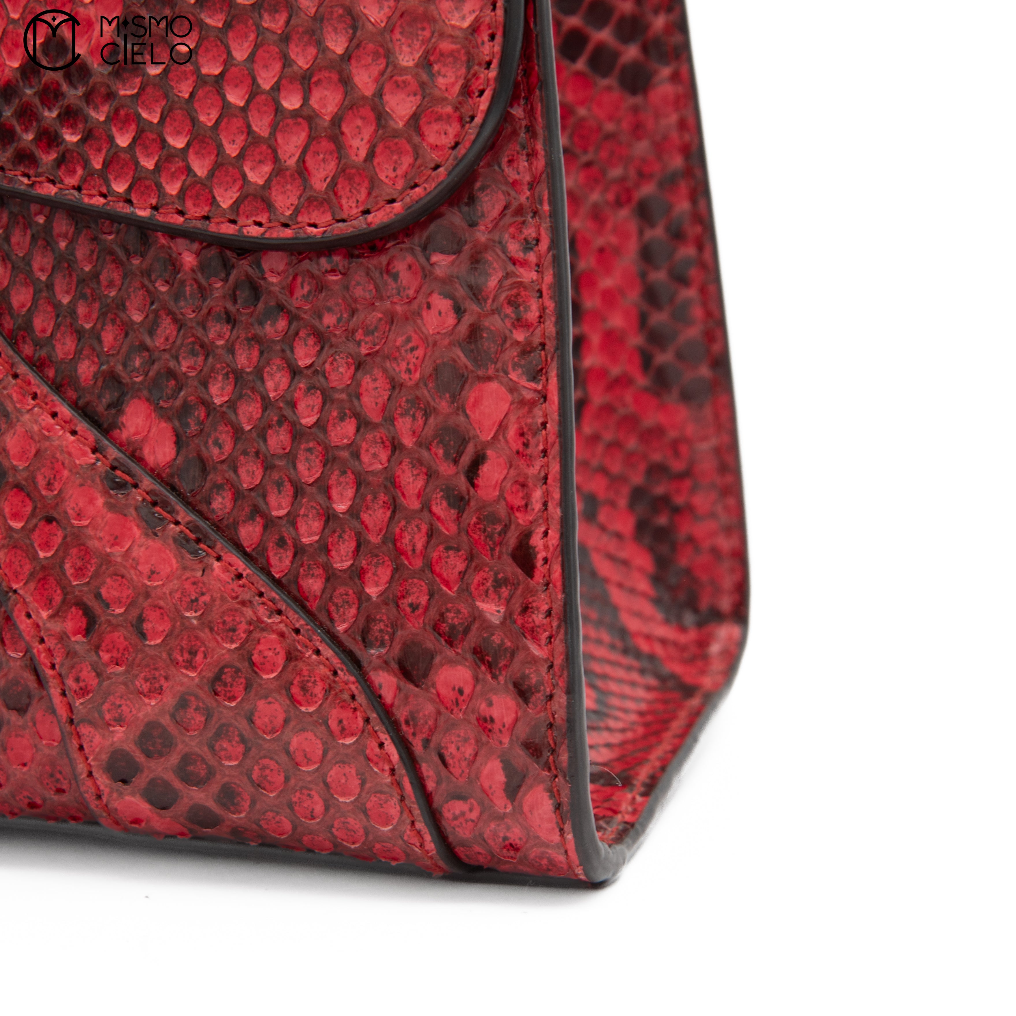 GUCCI Red Python Osiride Shoulder bag