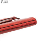 Kelly Orange Poppy Crocodile Skin Bifold Wallet with P Engraved