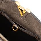 LOUIS VUITTON Beige Capucines with Python Handbag