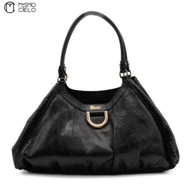 Black Python Abbey Tote Bag