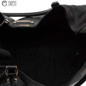 Black Python Abbey Tote Bag
