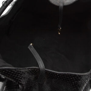 Black Python Abbey Tote Bag