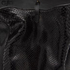 Black Python Abbey Tote Bag