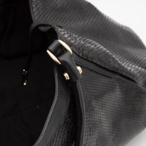 Black Python Abbey Tote Bag