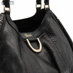 Black Python Abbey Tote Bag