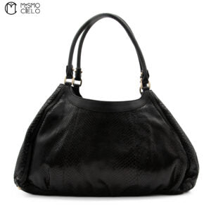 Black Python Abbey Tote Bag
