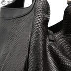 Black Python Abbey Tote Bag