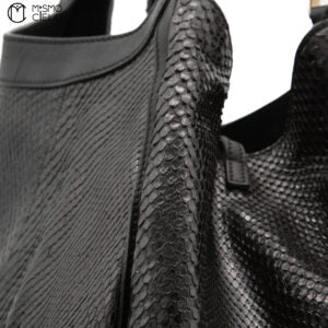 Black Python Abbey Tote Bag