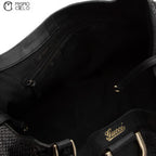 Black Python Abbey Tote Bag