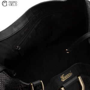 Black Python Abbey Tote Bag