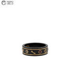 18K Gold and Topaz Icon 3.2g Ring