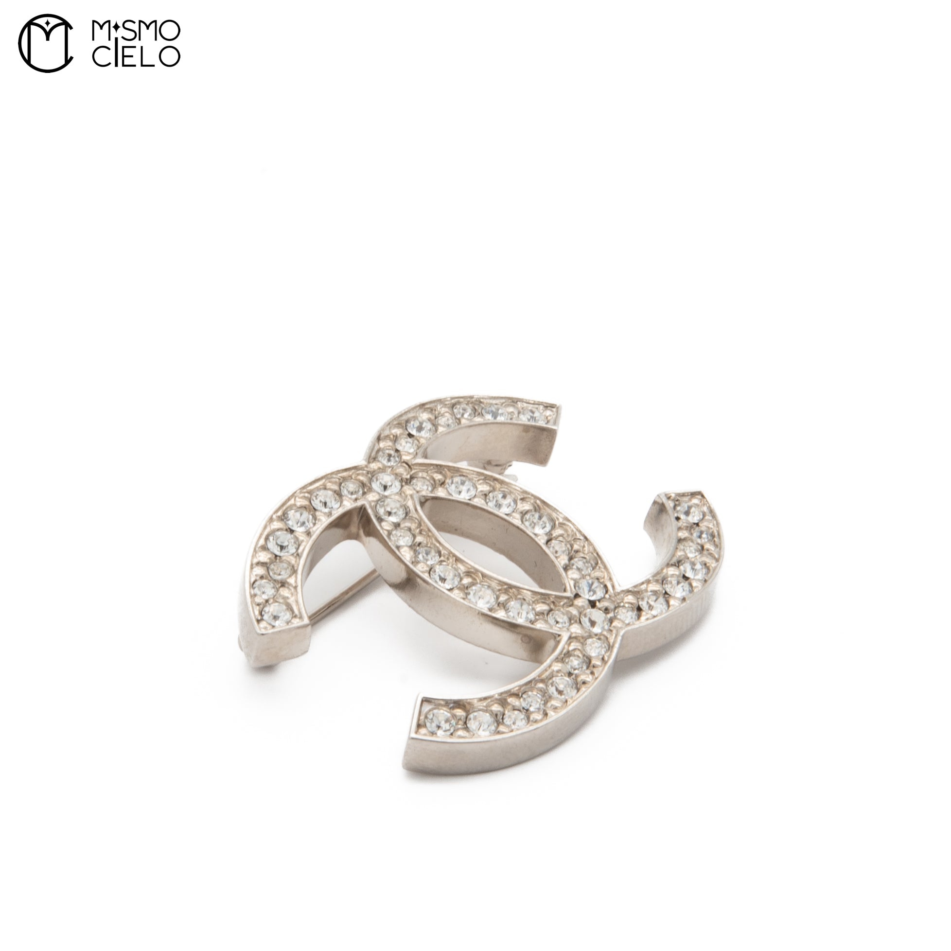 Coco Mark Rhinestone Brooch 13P