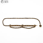 Coco Mark 4 Row Leather Chain Belt