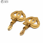 Coco Mark Swinging Heart Clip-on Earrings