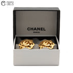 Coco Mark Clip-on Earrings Gold