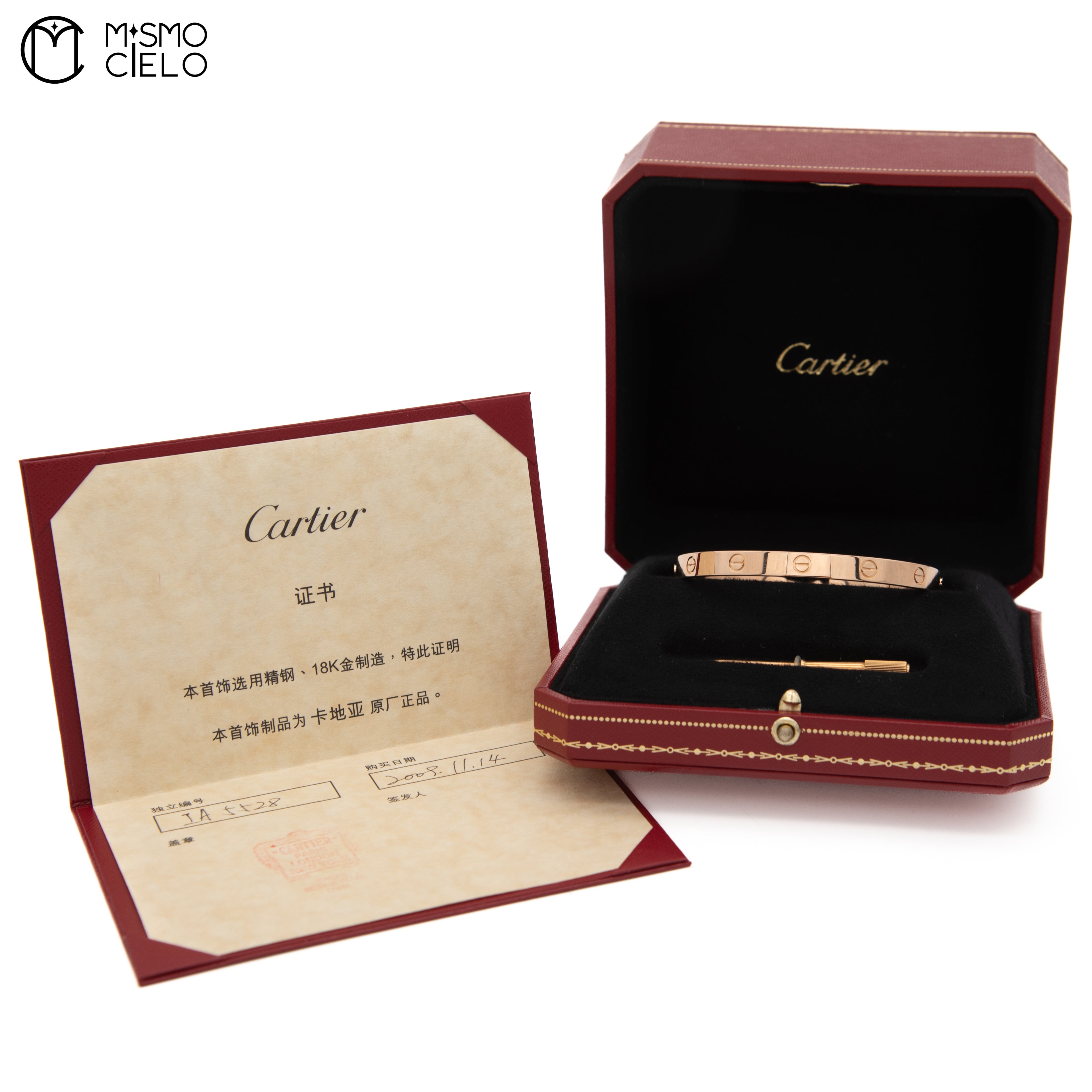 19 Love Bracelet 750 36.1g Bracelet