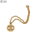 CHANEL Coco Mark Necklace  43cm