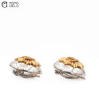 96A Coco Mark Classic Vintage Clip-on Earrings