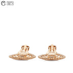 CHRISTIAN DIOR Gold Plated Heart Clip-on Earrings