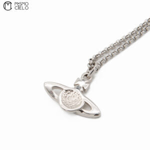 Sterling Silver Necklace with Orb Pendant