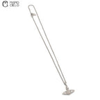 Sterling Silver Necklace with Orb Pendant