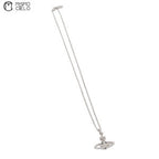 Sterling Silver Necklace with Orb Pendant