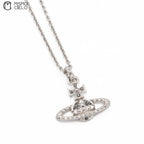 Sterling Silver Necklace with Orb Pendant