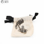 Silver Necklace with Orb Pendant