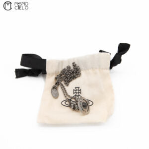 Silver Necklace with Orb Pendant