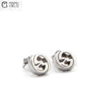 Interlocking 3.6g Silver Earrings